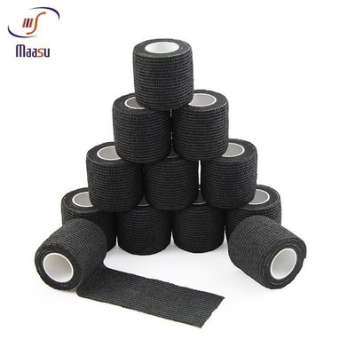 Negro médico respirable 100% del algodón de Gauze Bandage