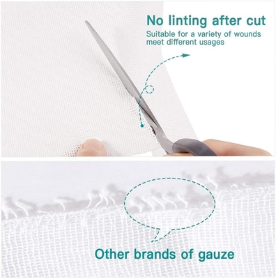 8 capas blanca Gauze Pad no tejido estéril médico el 10cmx10cm