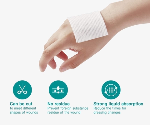 Gauze Pads estéril no tejido médico el 10cmx10cm 8 capas