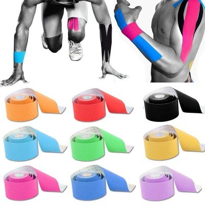 15 colores Gauze Bandage médico, cinta libre de la kinesiología del látex