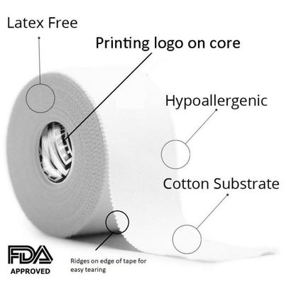 Cinta atlética 100% del algodón Gauze Bandage médico los 3.8cmx9.14m