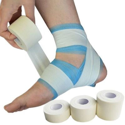 Cinta atlética 100% del algodón Gauze Bandage médico los 3.8cmx9.14m