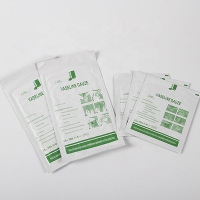 Cojines de Vaselinee Gauze Dressing Paraffine Medical Gauze