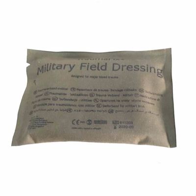 Preparación de campo militar del vendaje de los primeros auxilios del ejército del ISO