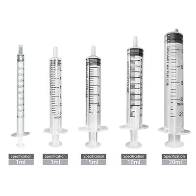 Jeringuillas hipodérmicas disponibles estéril, jeringuilla 1ml sin la aguja