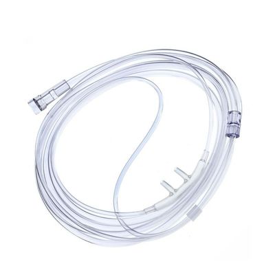 El PVC médico disponible coloreó la cánula nasal del oxígeno