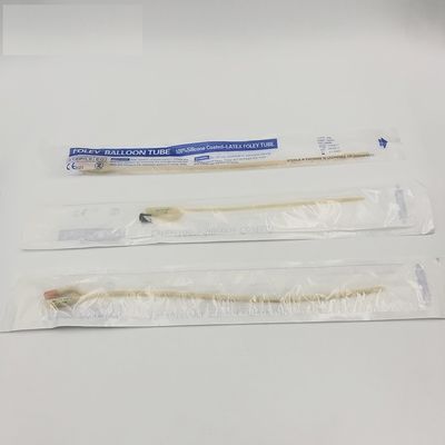 2 3 4 tubos de succión médicos de la manera, catéter doble de Foley del látex del silicón del lumen