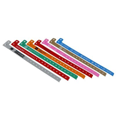 El hospital utiliza las pulseras disponibles del vinilo de las pulseras de la identificación con la impresión 270x25m m