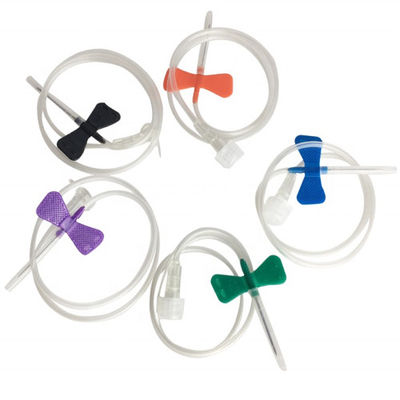 21G X 3/4&quot; infusión de la vena del cuero cabelludo fijó el sistema micro de la infusión