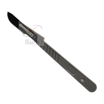 Cuchilla de acero inoxidable del escalpelo del carbono quirúrgico con la manija