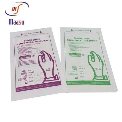 Los guantes quirúrgicos del látex estéril blanco lechoso pulverizan libremente 6,5 pulgadas
