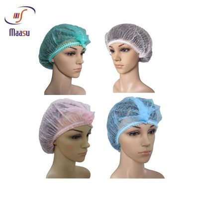 desgaste disponible no tejido de Cap Medical Protective de la enfermera del casquillo del clip 10gsm