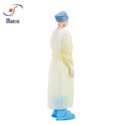 la mitad médica de los PP PE del vestido quirúrgico del 120x140cm cubrió