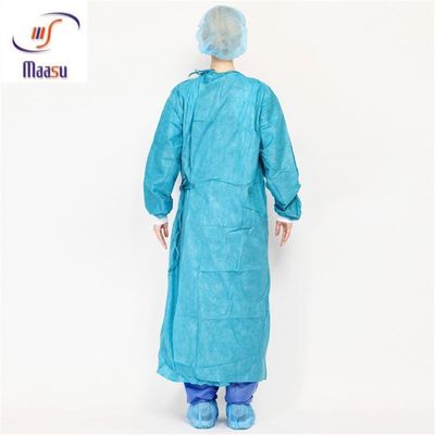 la mitad médica de los PP PE del vestido quirúrgico del 120x140cm cubrió