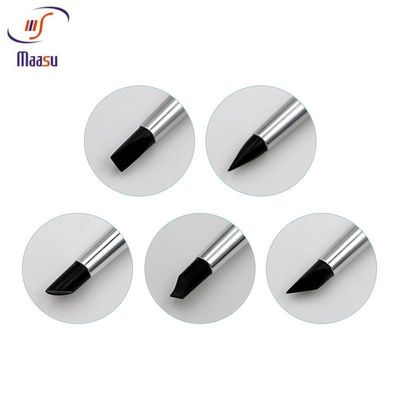 Cepillo dental negro Pen Periodontal Tool del silicón 5pcs