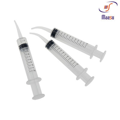 jeringuilla curvada dental médica de la irrigación 12cc disponible
