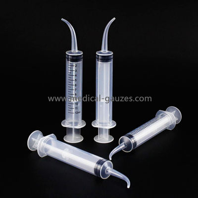 jeringuilla curvada dental médica de la irrigación 12cc disponible