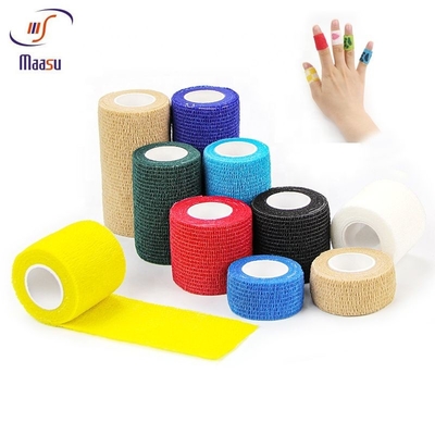 Estiramiento colorido Gauze Bandage Customizable médico estéril