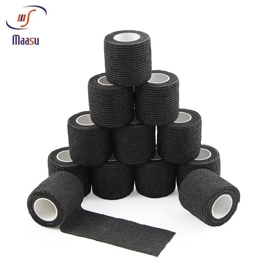 Medicina sólida de Gauze Blue Bandage For Sports del orillo viscoso del 55%
