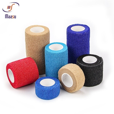 Protección Gauze Bandage Black Cotton Skin médico de los deportes amistoso